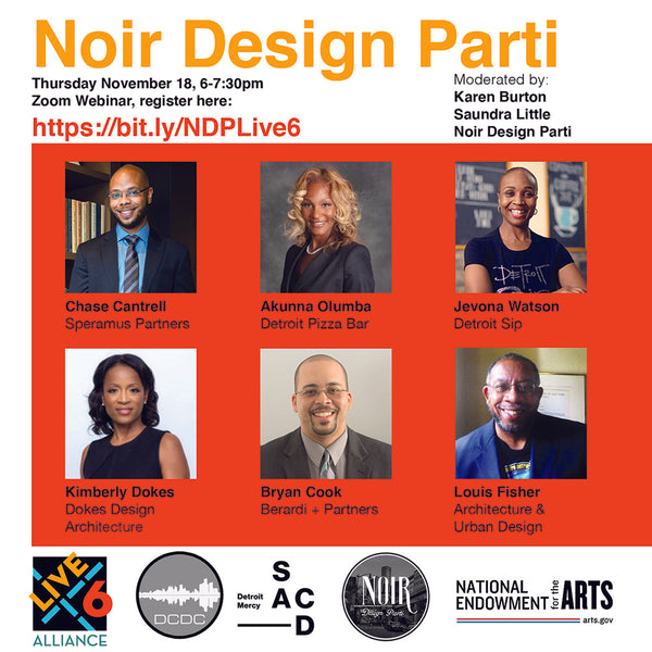 Noir Design Parti Detroit West McNichols Black Architects Exhibit & Panel Discussion